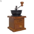 thumbnail image 1 of Visland Effective Manual Coffee Bean Grinder Metal Practical Adjustable Spice Grinder for Home, 1 of 7