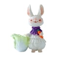 thumbnail image 2 of dajkiuy Easter Rabbit Resin Statues, Spring Easter Bunny Figurines Tabletop Ornament for Garden Home Table Office Dining Room Party Supplies, 2 of 6