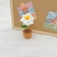 thumbnail image 3 of Maceta decorativa de lana tejida a mano con forma de rosa, ideal para el salpicadero del coche, el hogar, la oficina o como elemento decorativo sobre una mesa., 3 of 4