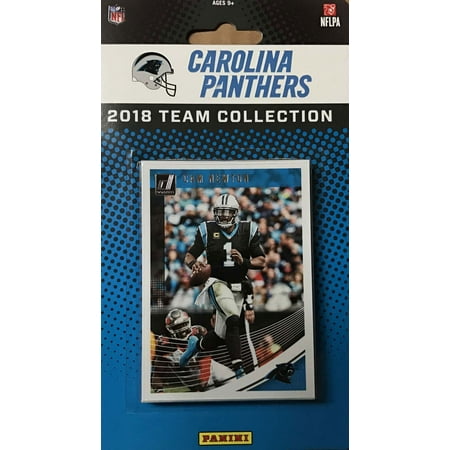 Carolina Panthers 2018 Donruss NFL Football Complete Mint 12 Card Team Set with Cam Newton, Christian McCaffrey and 3 Rookie cards