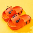 thumbnail image 2 of Kids Summer Slippers Cute Honeybee Cartoon Bathroom Non-Slip Open Toe Shower Cloud Slides Indoor Outdoor Beach Shoes Sandals for Boys Girls, 2 of 5
