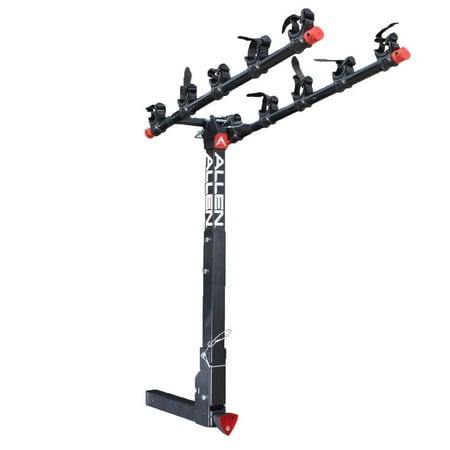 Towing Hitch Bike Racks Allen Sports Deluxe Locking Quick Install 5-Bicycle Hitch Mounted Bike Rack Carrier, 552QR ()