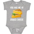 thumbnail image 3 of Inktastic You Had Me at Grilled Cheese Sandwich Boys or Girls Baby Bodysuit, 3 of 5