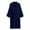 Dark Blue, variant on ZKCCNUK Nightgowns for Women Robe Bathrobe Lengthening Keep Warm Long Sleeve Pajamas with Pocket L-2XL