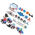 thumbnail image 1 of Lodestone Blocks Car Toys Designer Constructor Set Metal Balls Models Early Education Vehicle for Children Gift 23pcs, 1 of 9