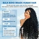 thumbnail image 3 of Cabello humano trenzado BIZVUS Deep Wave Boho a granel 110 g #30, 3 of 6