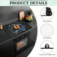 thumbnail image 7 of ZIATUBLE Electric Stove Cover Heat Resistant Ceramic Glass Cooktop Protector Cover Multipurpose Induction Stove Top Mat for Kitchen Decor, 29 x 21 Inch, Dragonfly Flower, 7 of 7