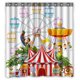 thumbnail image 1 of Cortina de Ducha de Poliéster Impermeable ABPHQTO Escena Parque de Atracciones 160x180 cm, 1 of 1