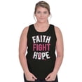 thumbnail image 5 of Faith Fight Hope Breast Cancer Aware Tank Top Tee Shirt Women Brisco Brands S, 5 of 6