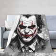 thumbnail image 3 of Joker Blanket, Super Soft Throw Blanket For Couch Sofa Bed, Cozy Lightweight Warm Flannel Blanket, 80"X60", 3 of 9