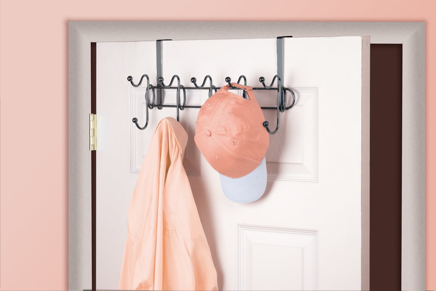 Simplify 10 Hook Over-the-Door Organizers in Black