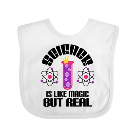 

Inktastic Science is Like Magic but Real Gift Baby Girl Bib