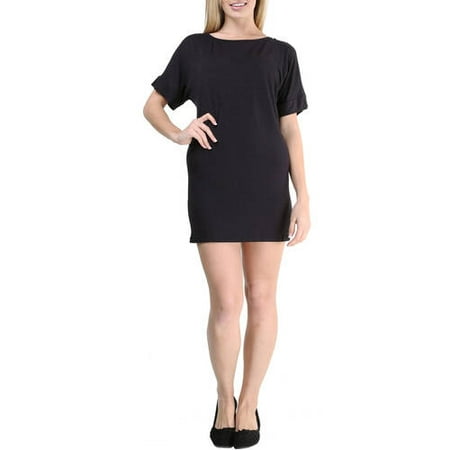 24/7 Comfort Apparel Women's Oversized T-shirt Dress
