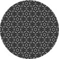thumbnail image 1 of Ahgly Company Indoor Square Patterned Gray Area Rugs, 3' Square, 1 of 6