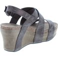 thumbnail image 5 of Pierre Dumas Women's Hester-5 Vegan Leather Strappy Wedge Sandals, 5 of 7