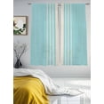 thumbnail image 3 of Aqua Beige Striped Sheer Curtains 72 Inch Length 2 Panels Set, Modern Farmhouse Retro Lines Voile Window Treatment Rod Pocket Curtains Sheers Drapes for Bedroom/Living Room/Kitchen 52"x72"x2, 3 of 7