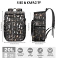 thumbnail image 3 of Travel Cooler Bag - Dog Breeds Camping Beer Cooler Backpack with Bottle Opener- Waterproof Insulated Picnic Backpacks - Cooler Bag for Beach, 3 of 6
