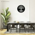 thumbnail image 3 of Beautiful and Unique Tree of Life Design - Laser Cut Metal Decorative Home Decor Wall Hanging Accent Sign, 3 of 6