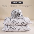 thumbnail image 2 of Floral Printed Sheet Set King Soft Microfiber Botanical Bed Sheets Extra Deep Pocket Pieces, 2 of 8