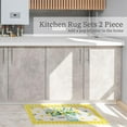 thumbnail image 6 of Lemon Kitchen Mat Set of 2, Yellow Lemon Kitchen Decor and Accessories, Lemon Kitchen Rug Runner, Lemon Kitchen Rugs and Mats Non Skid Washable, Lemon Decorations for Kitchen, Lemon Rug 17x29+17x47 In, 6 of 6