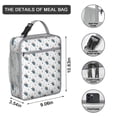thumbnail image 3 of Bear Insulated Lunch Box Men Reusable Lunch Tote Bag with Water Bottle Holder Lunch Box Containers Office Travel, 3 of 6