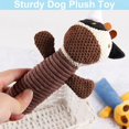 thumbnail image 2 of Juguetes para perros contra el aburrimiento, 2 piezas, juguetes para perros con chirrido, juguete para perros de peluche, juguete para masticar para perros medianos, cachorros y gatos TUNC Sencillez, 2 of 5