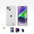 thumbnail image 4 of Penta Stars Clear iPhone 14 Case, 6.1 Inch Shockproof Transparent Soft TPU Ultra Thin Phone Case, Anti-Scratch, Lightweight (Transparent TPU, iPhone 14), 4 of 9