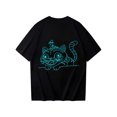 thumbnail image 3 of Unisex Huntrix De-mon Hun&Ters Shirt T-Shirts Short-Sleeved Shirts Pure Cotton Printed Boys And Girls Casual Comfortable For Home And Outdoor Activities Wear L, 3 of 3