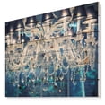 thumbnail image 1 of Design Art - Blue Vintage Crystal Chandelier, 1 of 5