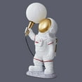 thumbnail image 6 of Miumaeov Astronaut Table Lamp Resin Moon Night Light Kids Room Spaceman Moon Desk Lamp, 6 of 12