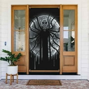 The Nightmare Before Christmas Jack Door Cover Decorated Banner Tapestry Home Decoration Holiday Party Supplies Door Banner Porch Sign Banner 72.8 x 35.4 Inch