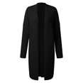 thumbnail image 2 of Vedolay Coats Women's Distresse Oversized Stretch Button Up Cropped Coats,Black One Size, 2 of 4