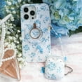 thumbnail image 2 of VELVET CAVIAR Compatible with MagSafe Phone Grip - Magnetic Ring Holder with Adjustable Stand (French Blue Floral), 2 of 5