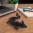 thumbnail image 7 of 3D Printed Articulated Dragon Figures,Crystal Dragon Figurines with Moving Joints,Multi-Color 3D Printed Dragon Toys for Home Decor,Ideal Birthday Gifts for Kids & Dragon Collectors - Dark Purple, 7 of 7