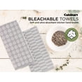 thumbnail image 2 of Cuisinart 100% Cotton Kitchen Hand Towels, 2pk, 16" x 27", Gray, 2 of 7