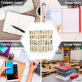 thumbnail image 6 of FORMRS 1-Subject Spiral Notebook 8" x 5" College Ruled 60 Refillable Sheet A5 Hard Cover, 2 Pack, Red Floral, 6 of 7
