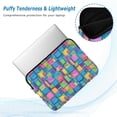 thumbnail image 2 of FORMRS 13-13.3 inch Laptop Sleeve Case Soft Carrying Quilted Computer Bag Cover, Colorful Geometric Pattern, 2 of 7