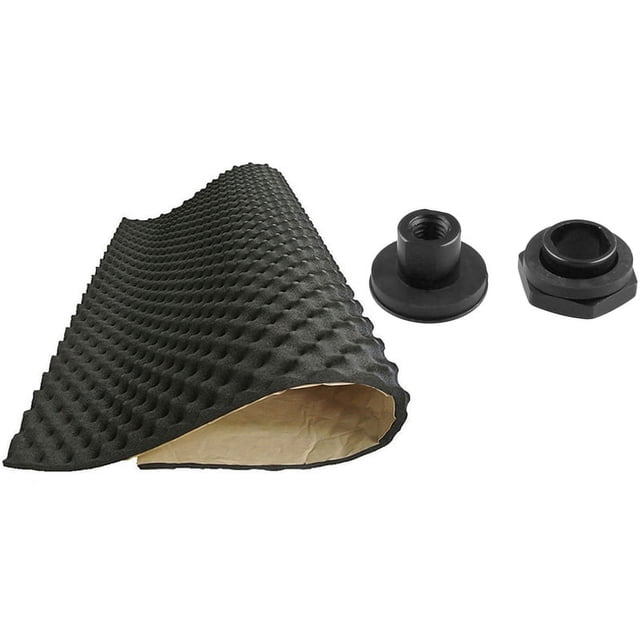 100X50cm Car Sound Deadener Mat Sound Deadening & Rear Windshield Glass Strut for 92-95 Hatchback EG6