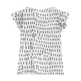 thumbnail image 5 of THDHVS Shirts for Girls,Girls Tops,Girls Ruffle Sleeve Short Sleeve Tee Summer Casual White 3-4 Years, 5 of 8