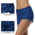 thumbnail image 3 of Women's Swim Shorts High Waist Boyshorts Bikini Bottom, 3 of 7