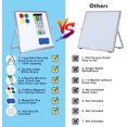 thumbnail image 2 of Magnetic Desktop Dry Erase Double Side Magnetic White Board, 2 of 7