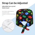 thumbnail image 4 of Autism Awareness Working Cap with Sweatband - Adjustable Unisex Surgical Nurse Cap, Chemo Hats for Women, 4 of 6