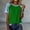 Green, variant on Endives Womens Short Sleeve Tshirt Crew Neck Splicing Color T Shirts Casual Summer Tops for Women Graphic Tee Going Out Top Basic Tee S-5XL Grey M