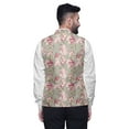 thumbnail image 4 of Atasi Floral Printed Nehru Jacket Mens Bandhgala Ethnic Jacket Party Wear Wedding Clothing-Small, 4 of 6