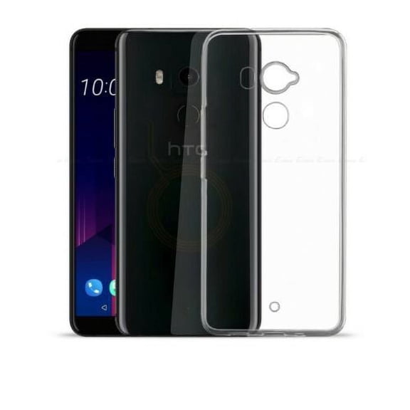 For HTC U 11  Case, Clear TPU Protective Cover Armor, Shock Adsorption, Drop Protection, Lifetime Protection