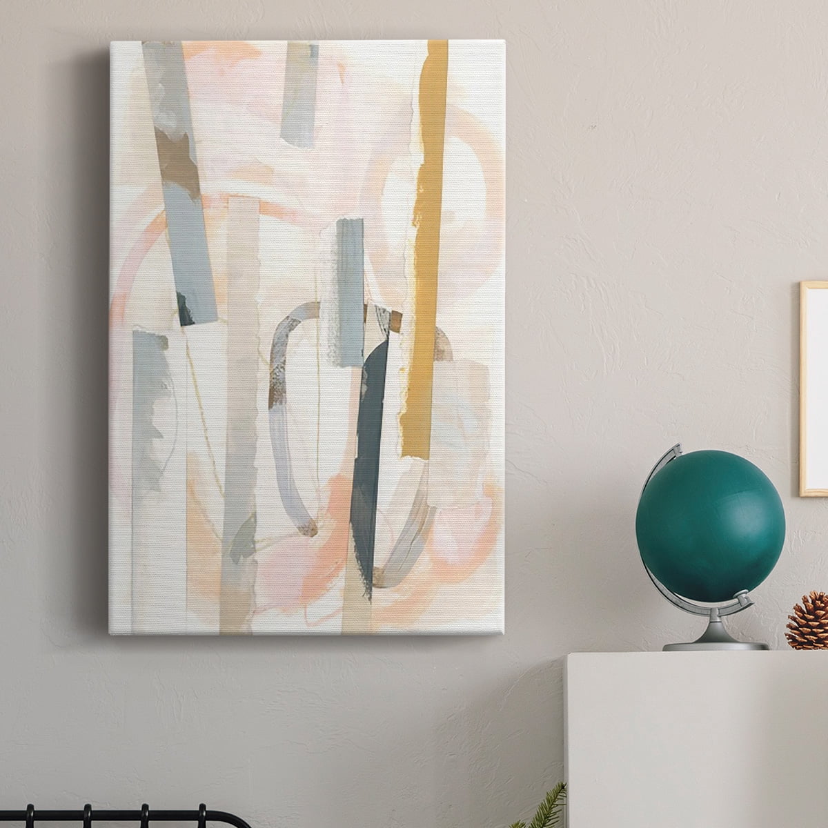 Melon Litmus IV Premium Gallery Wrapped Canvas - Ready to Hang