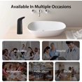 thumbnail image 4 of Dispensador automático de jabón sin contacto, dispensador automático de jabón líquido, dispensador de jabón manos libres para cocina, baño, hotel, dispensador automático de jabón con sensor impermeabl, 4 of 5