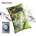 thumbnail image 6 of Lsque Pikmin Pattern Bedding Waterproof Pillow Protector Zippered Queen – Bed Bug Proof Pillow Encasement-16"x24", 6 of 6