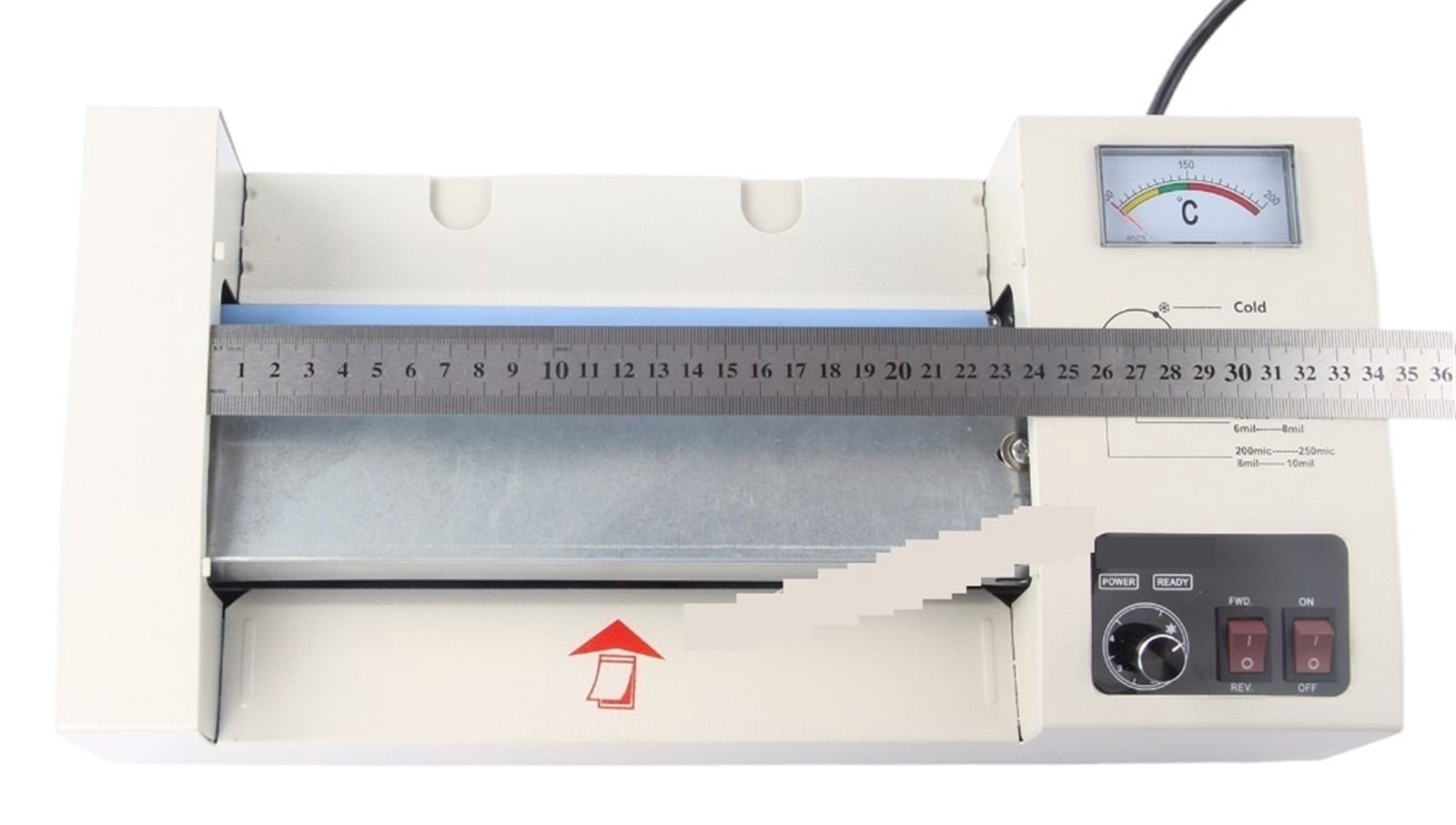A4 230mm Hot +Cold Thermal Laminating Machine Pouch Roll Laminator Office Equipment Embossers ,Easy Operation