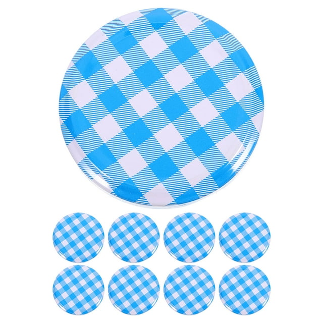 50 tapas de hojalata para tarros de cristal, tapones herméticos para mermelada, encurtidos, tapas reutilizables para tarros Mason y otros recipientes.